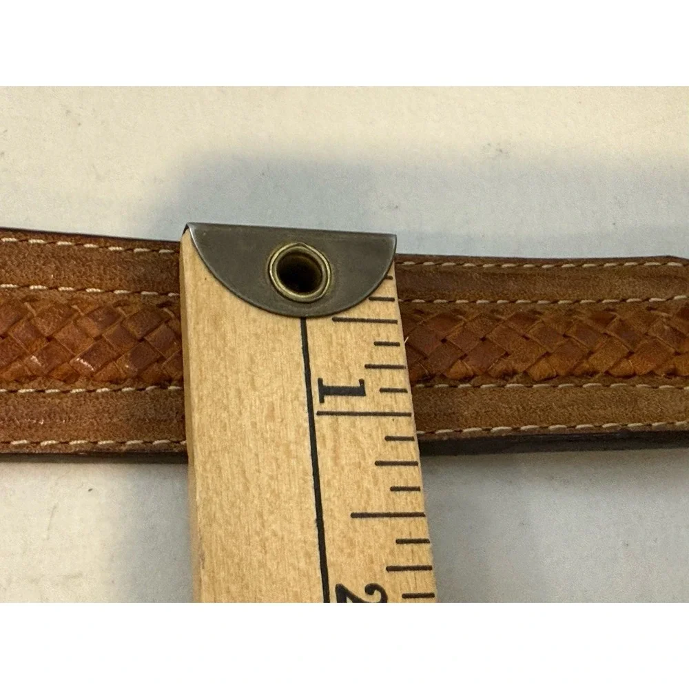 Vintage Tony Lama 36 Brown Leather Western Belt 40